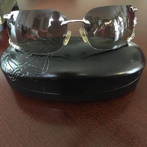 EUC Frameless Versace sunglasses